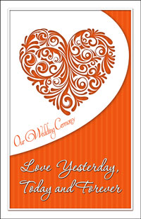 Wedding Program Cover Template 6G - Graphic 5